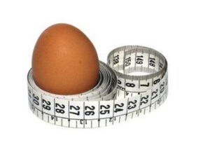 jajce in centimeter za hujšanje